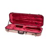 Crossrock Oblong Case fits 4/4 Full-Size Violin, Includes Interior Compartment,