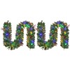 HOYECHI Set of 2 Prelit Christmas Garlands - 9FT Each