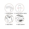 Kit de Moldeado de Sellos para Cejas, Sello de Cejas