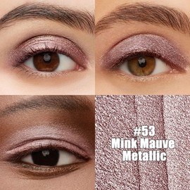 IATMOMOD Mauve Metallic Cream Eye Shadow Stick Makeup for Women, Mauve Metallic Eyeliner Pencil Eyeshadow Brightener Stick for Eyes, Waterproof Eyeshadow Applicator Blendable, sombras para ojos 53#