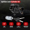 ISINFLASH Ignition Switch & Ignition Lock Cylinder with 2 Keys