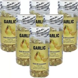 Nuhealth 6X NuHealth Garlic Oil Concentrate, 1500mg 1800 Softgels, FRESH, Made In USA