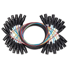 Jamesin 16 Channel XLR Male to Female Snake Cable, 10 Feet