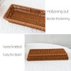RT&BS 2pcs 10.6'' Wicker Bread Basket, Hand Woven Tabletop Food