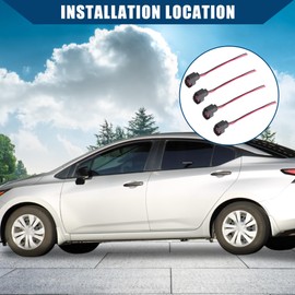 Hihaha Fuel Injector Connector Cable Plug Clips for EV6 for EV14 /4pcs