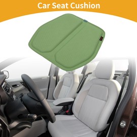 Partuto 1 Pc 47x46.5cm Universal Car Seat Cushion - for Car Travel Driving Seat Protection Pad Cover Anti-Slip - Gel Green