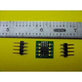 TI EXCALIBUR TLE2071A  WITH DIP 8 ADAPTER UPGRADE FOR DYNACO PHASE LINEAR LF356