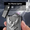 COMANYI Electric Lighter USB Rechargeable Lighter, Windproof Plasma Dual Arc
