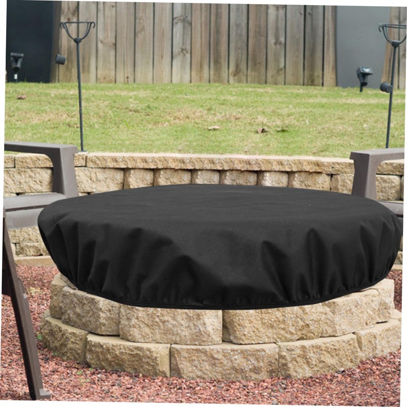 Gatuida Fire Pit Cover for Outdoor Patio Fireproof Oxford Fits
