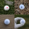 QUBI Golf Ball Stamp, Golf Ball Stamper, Reusable Self-Inking Golf