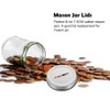 20Pcs Coin Slot Lids for Regular Mouth Mason Jar, Canning