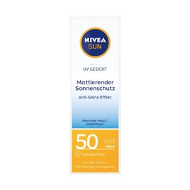 NIVEA Paquete de crema facial Shine Control, 2 x 1.7 fl oz (total de 3.38 fl oz) hidratante facial diario ligero para pieles grasas y mixtas, acabado 
