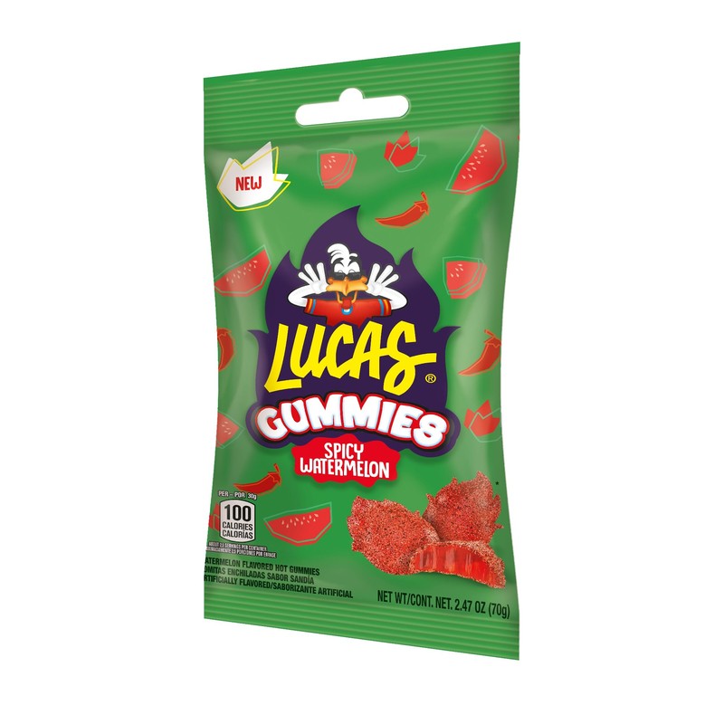Lucas Spicy Gummies Watermelon Flavored 12 pack, 29.6OZ