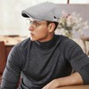 AUNGKWANG Men's Peaked Cap, Unisex Beret Hat, Breathable Mesh, Sun