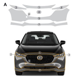 FDAIUN for 2022-2024 Mazda CX5 Precut Paint Protective Film 8.5 Mil TPU PPF Clear Car HD Scratch Exterior Accessories (Front Bars + Headlights 7Pcs)