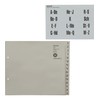 Leitz 13120085 Index Series A-Z A4 Paper for 12 Folders