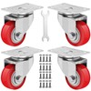 Castrek 3 Inch Heavy Duty Casters Set of 4, Scratch