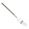 Telescopic Fork Extendable Fork Extending Fork 63cm Long Stainless Steel