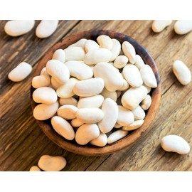 TomorrowSeeds - White Navy Bean Seeds - 50+ Count - for 2025 Planting Great Northern Beans White Haricot Pea Cannellini Kidney Pinto Vegetable Grow Your Own Home Farm Patio Healthy Sustainable Living
