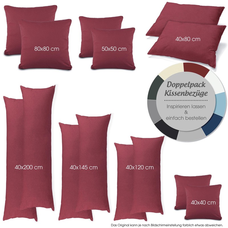 CelinaTex Active Decorative Cushion Cover Double Pack Set 40 x