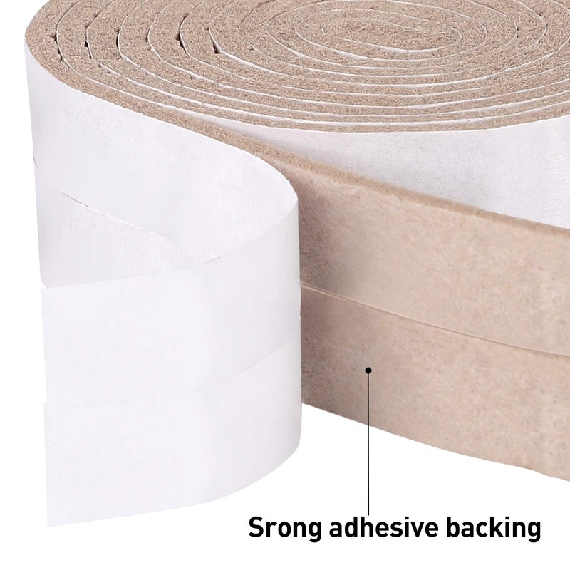 Zonon 8 Rolls 1/2 x 60 Inch Felt Strips with