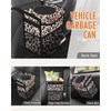 Pritent Car Trash Can with Lid, Cute Leakproof Car Trash
