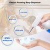 Electric Foam Soap Dispenser Rechargeable Foam Sprayer with 2 Nozzles