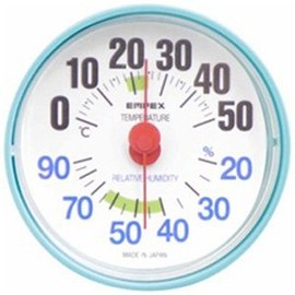 Empex BC3656 Thermometer/Hygrometer "Lucido" (Air Blue) (Bic Camera Group Original)