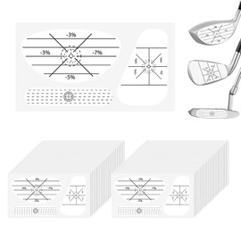 SKDFHOD 120 Golf Club Impact Stickers, 40 x 3 Pieces Golf Impact Tapes, Golf Swing Training Aids and Self-Learning Stickers, Suitable for Iron, Wood and Putter, Exercise Swing Training Aid