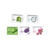 Natural Beauty Cleansing Facial Soap 90g x 4 cucumber