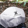 X AUTOHAUX L Motorcycle Cover Lightweight Half Cover Protector Silver