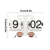 Digital Flip Clock 304 Stainless Steel Retro Battery Powered Mechanical