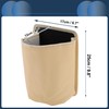 INFINAUTO Car Trash Can Front Seat 6.7" Length 4.7" Width