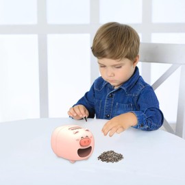 Electric Fruit Sheller,Cute Hog Shape Electric Fruit Peeler - Labor Saving Automatic Fruit Sheller Machine for Dormitory, Traveling