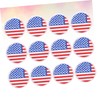 IWOWHERO 12pcs Flag Cloth Patches Stickers Embroidery DIY Patches for