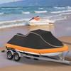 CoukouCover Jet Ski Cover, Heavy Duty Waterproof Jetski Covers, 3