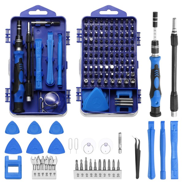 sourcing map 136 in 1 Magnetic Precision Screwdriver Set Electronics