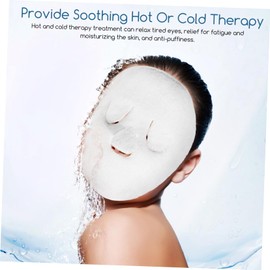 NOLITOY 2pcs Mask Hot Hydrating Sauna Spa Facial Towels Compress for Facial Steamer Clipper Grippers Salon Washcloths Face Beauty Towel Concealer Pen Thicken Bride Coral Fleece