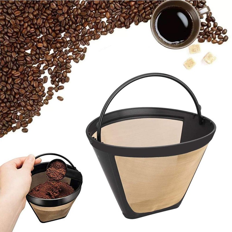 LWZko 2 Pieces Mesh Coffee Basket Filter, Coffee Filter Mesh,