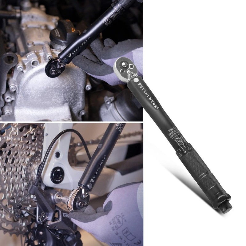 STAHLWERK Torque Wrench TW-10 ST 1-10 Nm 1/4 Inch Reversible