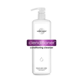 KERACOLOR Clenditioner Cleansing Conditioner Color Safe Prevents Fade - Replaces Your Shampoo, Keratin Infused, 33.8 Fl Oz
