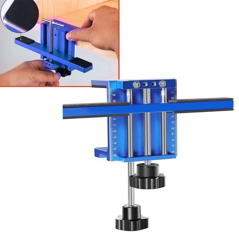 Cabinet Door Mounting Jig Hinge Hardware Easy Installation Tool Support