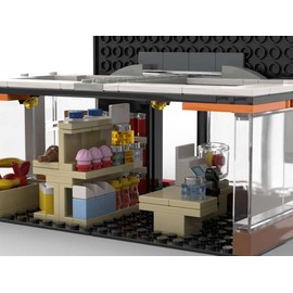 General Jim's Toys Modular City Building Blocks Convenience Store Gas Station | General Jim's Toys