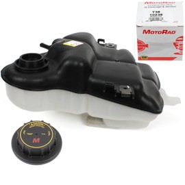 HICHANGE Coolant Reservoir Tank w/ Cap Compatible with Ford F-250 F-350 F-450 F-550 Excursion 5.4L 6.0L 6.8L V8 V10 2003-2007