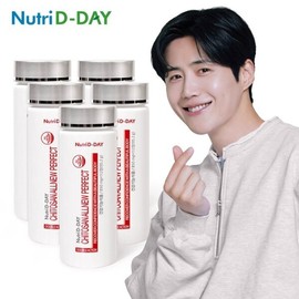 Nutri D-Day 키토산 올뉴 퍼펙트 5병 총10주분 Chitosan All-New Perfect 5 Bottles Total 10 Weeks Supply