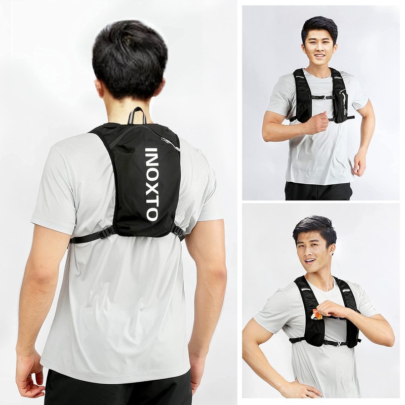 INOXTO Running Backpack, Sports, Ultra Lightweight, 4.9 oz (140 g),