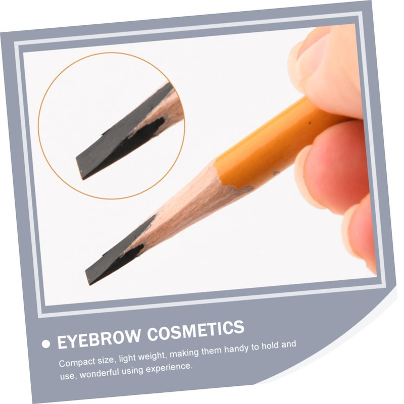 WOONEKY 2pcs Eyebrow Pencil Portable Makeup Pen Professional Brow Makeup