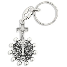 Venerare Saint Benedict Rosary Key Chain
