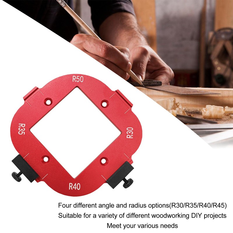 Corner Radius Template 4 in 1 Round for Positioning Bit