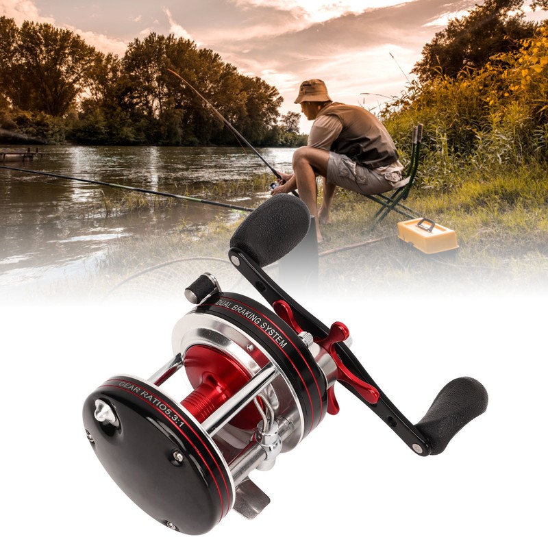 Baitcasting Fishing Reel Metal Baitcasting Reel All Metal Drum Transverse
